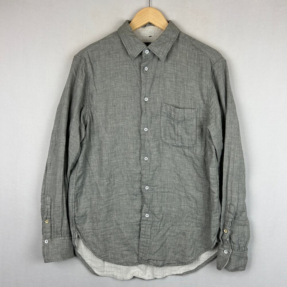 Rag & Bone Button Up Long Sleeve Pocket Shirt Gray Size M
